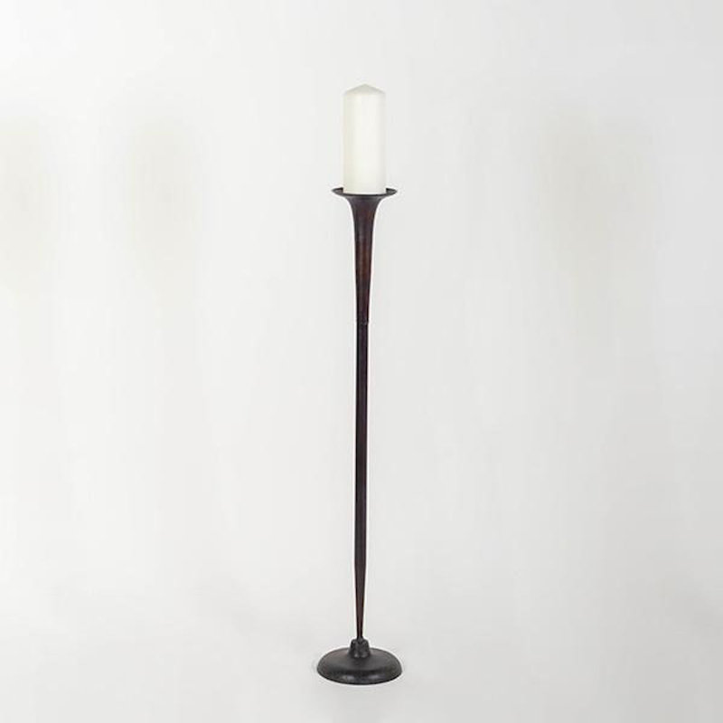 Metal Candlestick, 35" H x 6.50" W x 6.5" D