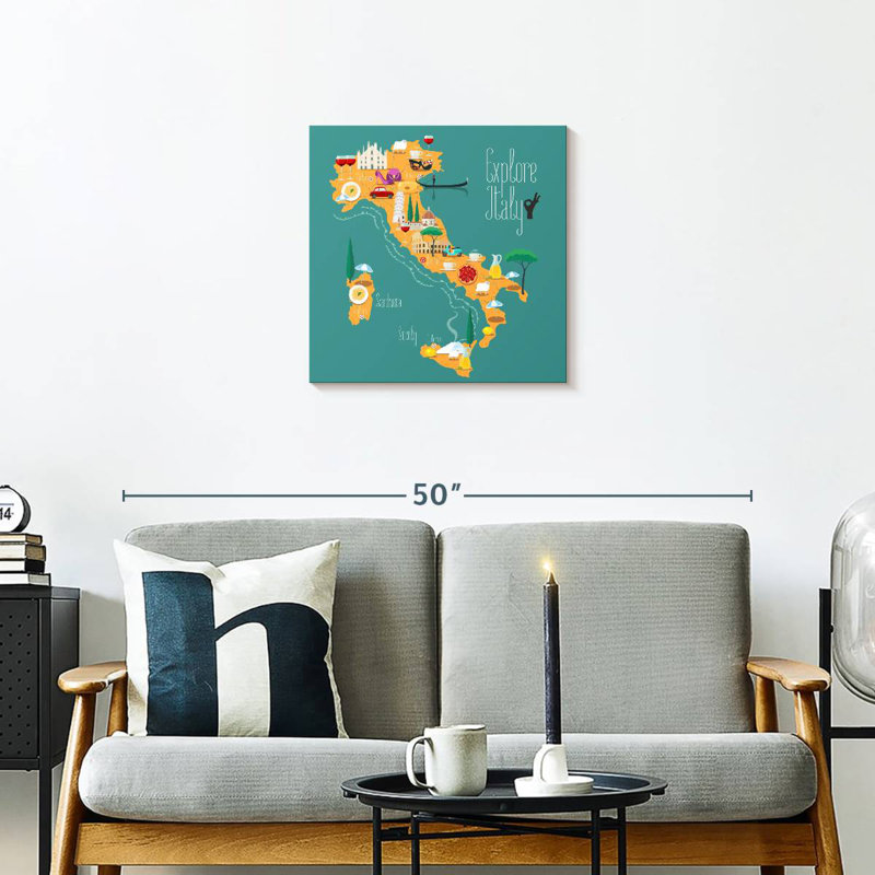 Aliaz Explore Italy Map