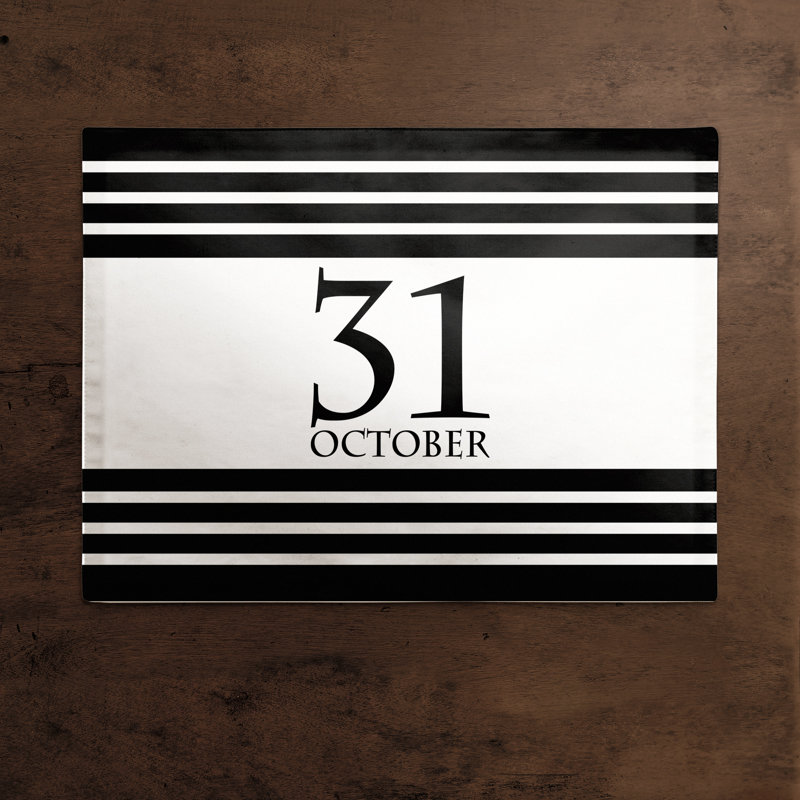 Elosie Polyester Striped Rectangle Placemat