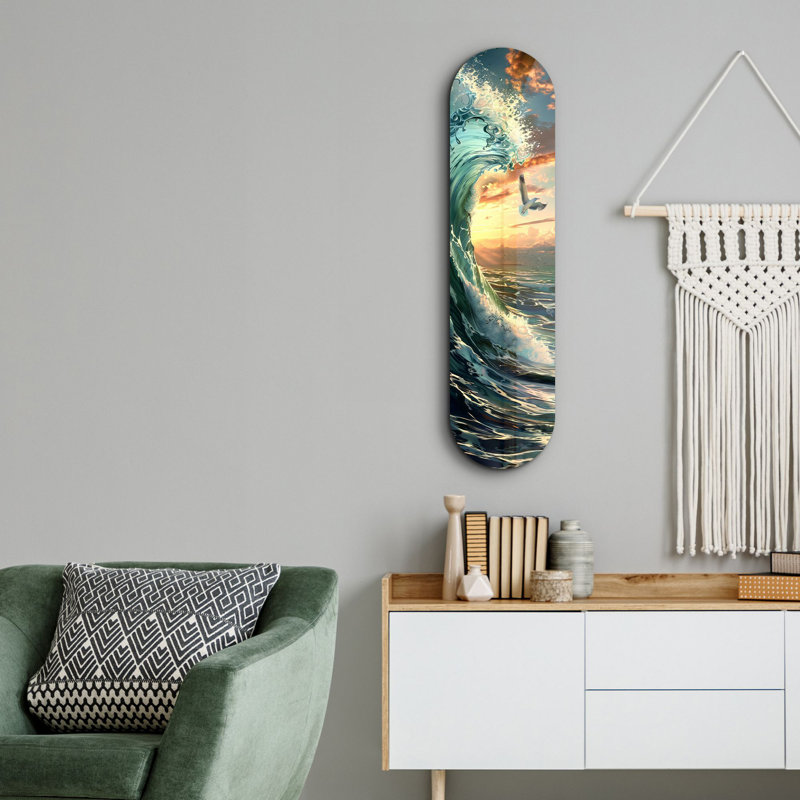 Peinture décorative en verre trempé