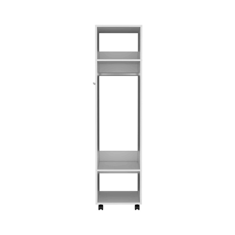 Grande armoire avec miroir Cluster, Blanc