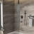 Ceiling Mounted Shower 16" Rainfall Head, Waterfall Spout, Handheld With Adjustable Water Flow Yes Mount Shower:  Tub-117060414