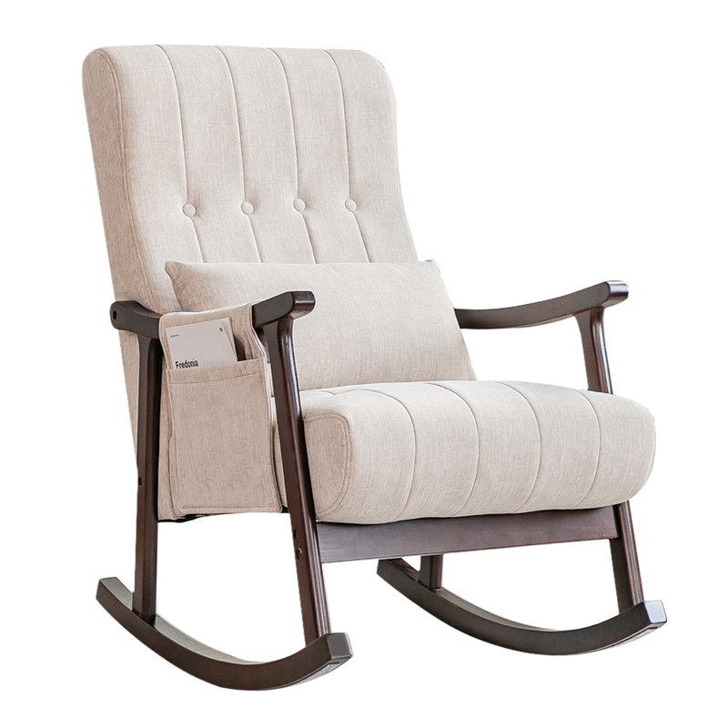 Chaise berçante Kastytis, Beige