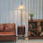 Walnut Solid Wood + Iron Free form Floor Lamps