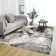 Shag Adrian Grey/Black Rug