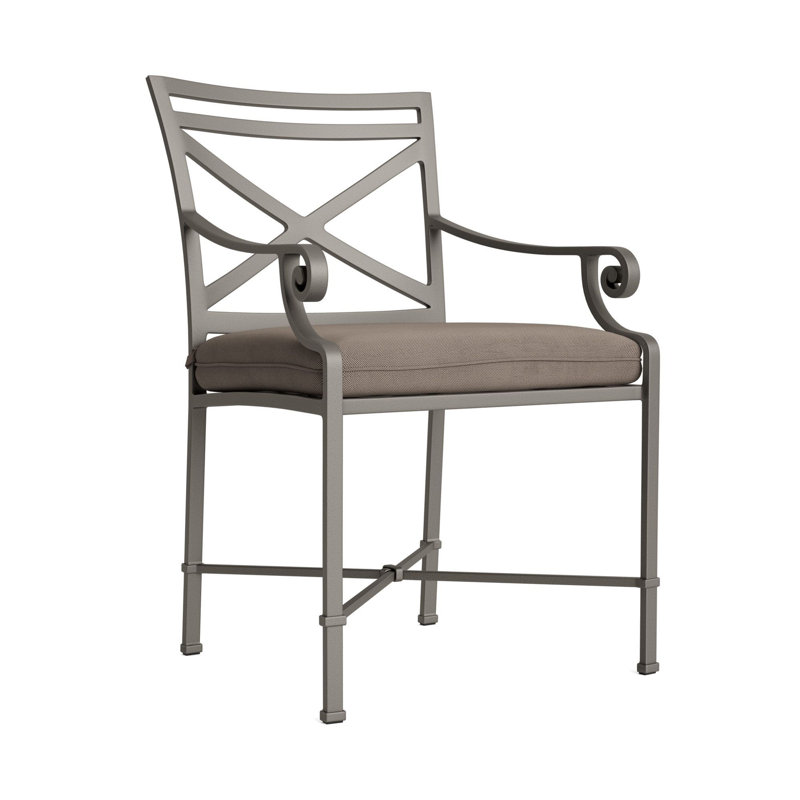 Venetian Outdoor Lounge Chair, Fusion Clay, Mica