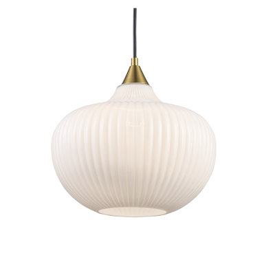 Collina 1-Light Dimmable Globe Glass Pendant