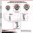 4 Piece Poly on Polyolefin Caster Set