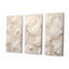 Minimalisme blanc tulipes symphonie - ensemble de reproductions d'art mural tulipes-546499980-546499983