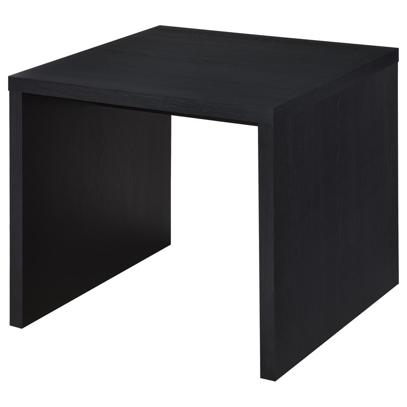Canyon Black  Square Side End Table