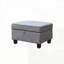 Canapé modulaire en tissu gris clair l 99,5 po