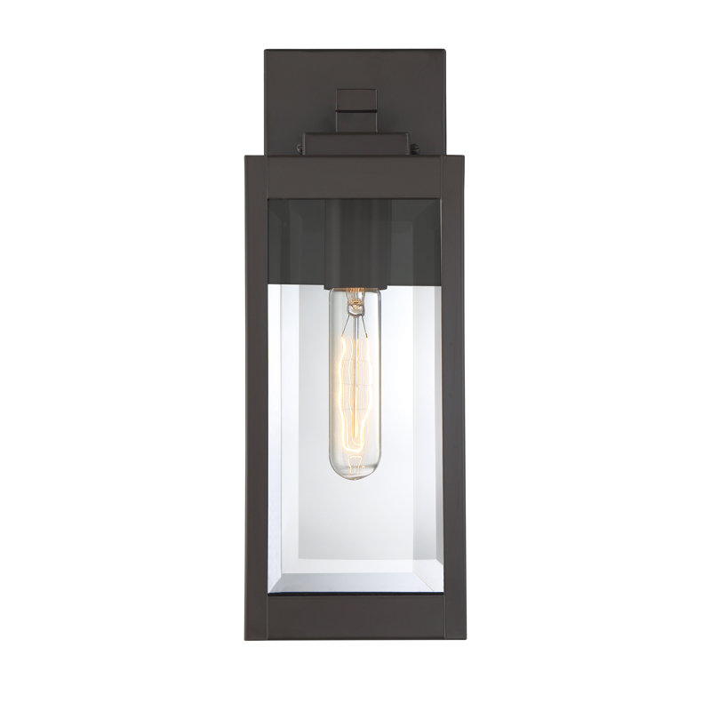 Meunier Steel Wall Light, 14.25" H x 5" W, Western Bronze