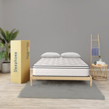 Sleephome 12" Medium Hybrid Foam and Pocket Spring Mattress