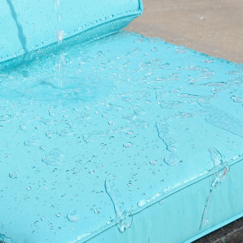 3-piece Waterproof Outdoor Loveseat Cushion Set For Patio Swing Bench – All-weather Seat & Backrest Replacement Cushions
