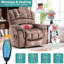 Fauteuil de massage inclinable électrique chauffant-1028406526