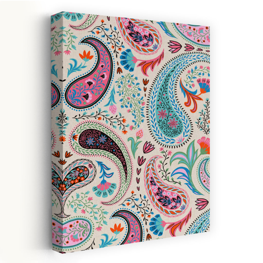 Contemporary Art Bold Colorful Vibrant Summer Flower Wall Art