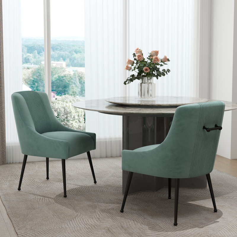 Chaise d'appoint Dinnington, Vert
