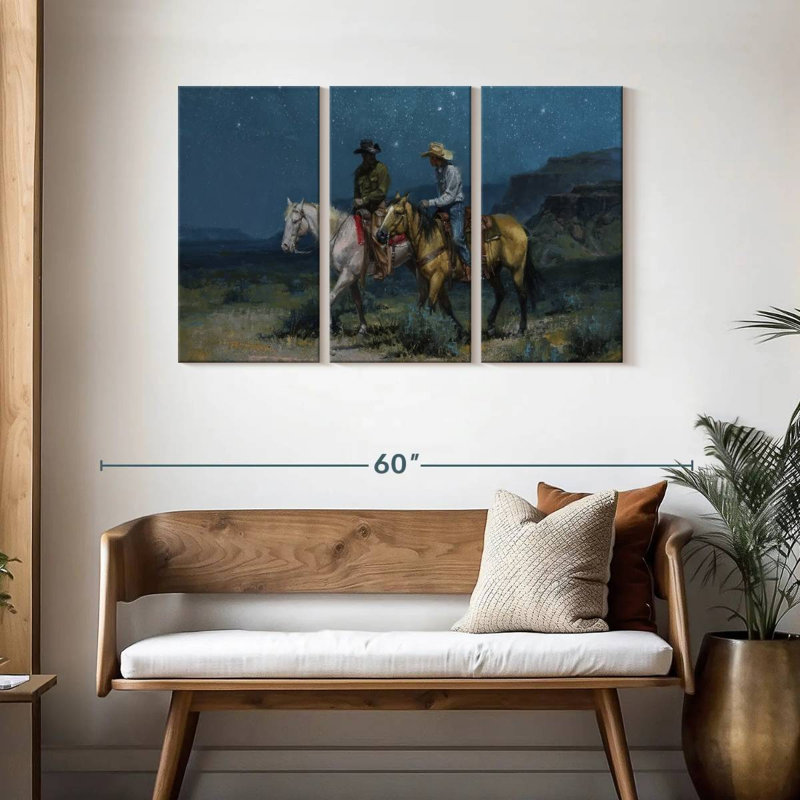 Lelar Night Riders, 28" H x 45" W