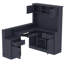 L-Shaped Computer Desk With Outlet (Not Include Stools)-653968485