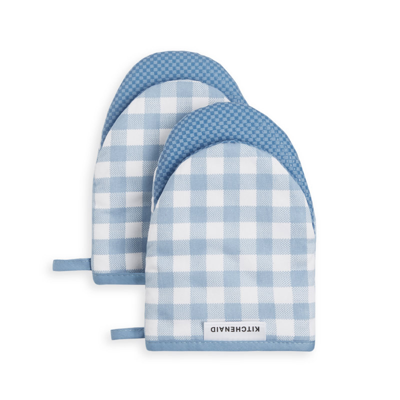 Gant de cuisine 2 pièces KitchenAid, Bleu velours, L 5,5 po x L 8 po