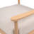Set Of 1 Outdoor Patio Club Chair, Acacia Wooden With Seat Cushion