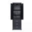 Grande armoire de rangement avec trois tiroirs pour la salle de bain