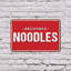 Delood Noodles Street (paquet de 2) en plastique 8 po x 12 po