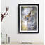 Hawk Bird in a Golden Light in Abstract - Picture Frame Graphic Art Print on MDF-55737700-55737699
