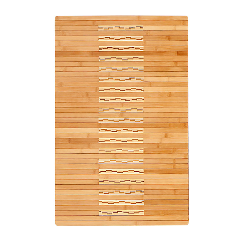 Bamboo Non-Slip Bath Rug, Rectangle 20" x 32"