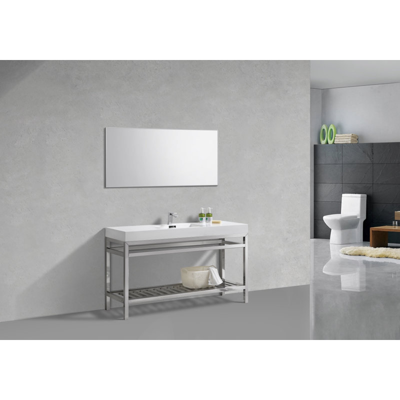 Ensemble de meuble-lavabo à un trou Halesowen, Chrome