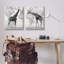 Ensemble de 2 impressions murales rétro sur toile, girafes et cartes, par Danita Delimont-647924778