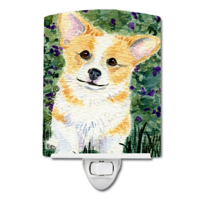 Corgi Ceramic Night Light