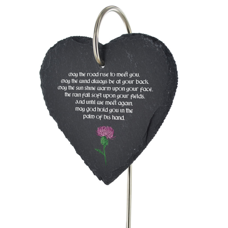 Kana Weather Resistant Stone Plants & Flowers Memorial Plaque/Stone