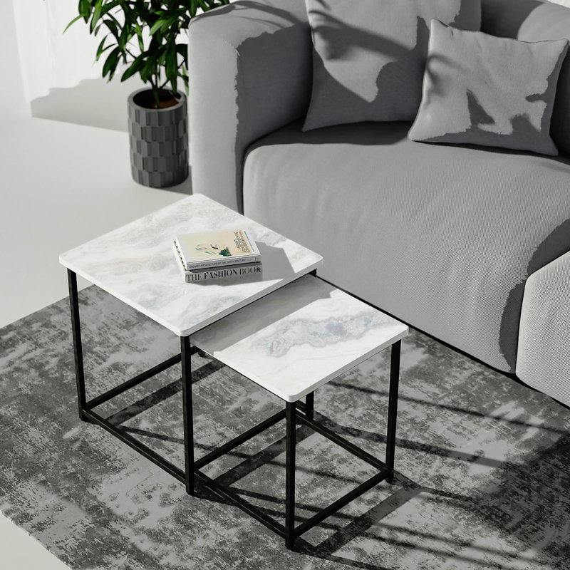 Table basse en marbre naturel
