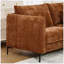 Canapé 3 places | Canapé moderne 3 + 3 places avec pieds en métal, canapé 3 + 3 moderne en chenille confortable pour salon, appartement (caramel)