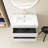 Louka 29.9'' Single Bathroom Vanity with Quartz Top-1767256357-1767256358