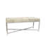 Banc en cuir de vache Safari