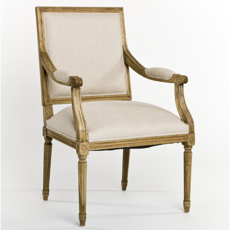 Louis Armchair, Natural, Natural Oak