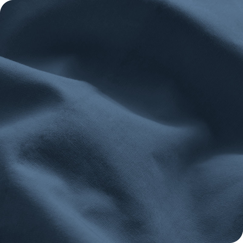 Twin Bering Sea Organic Cotton Percale Sheet Set
