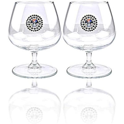Ensemble de 2 verres à whisky 14,5 oz avec strass Popov