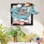 Décoration murale marine nautique en bois sirène-657671255