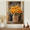 Dazey - Art mural sur toile à motif floral
