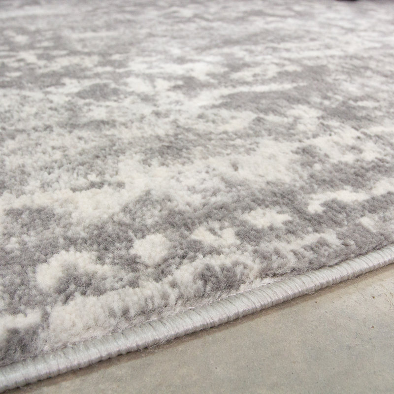 Breuer Moroccan Grey/White Rug, Runner 60 x 240cm