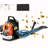 Backpack Leaf Blower 62CC 2-Cycle Gas Leaf Blower 1110CFM Air Volume
