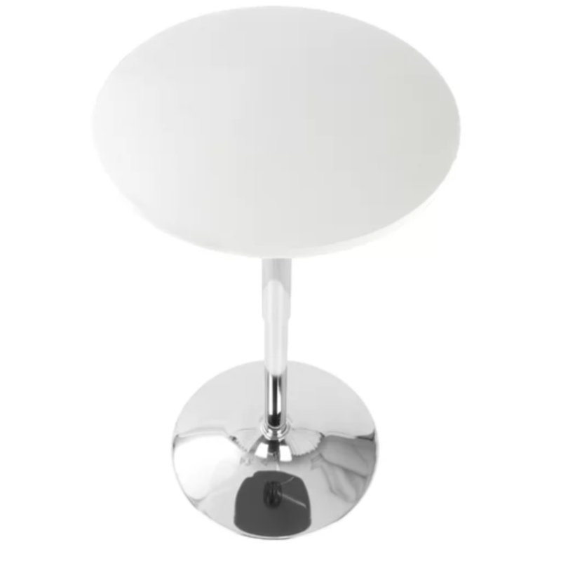 Table haute réglable Coveney, Blanc