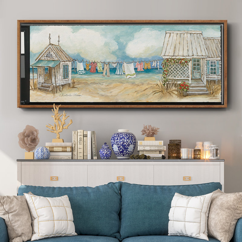 Fresh Laundry II- Framed Canvas