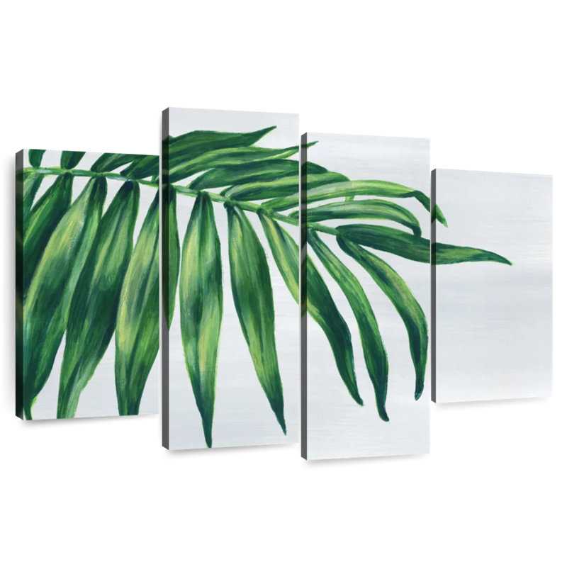 Harnek feuille tropicale I, H 22 po x l 36 po