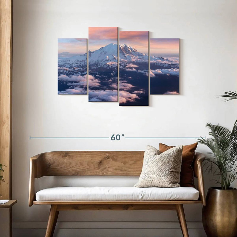 Alvord Mount Rainier Daybreak, 27" H x 43" W