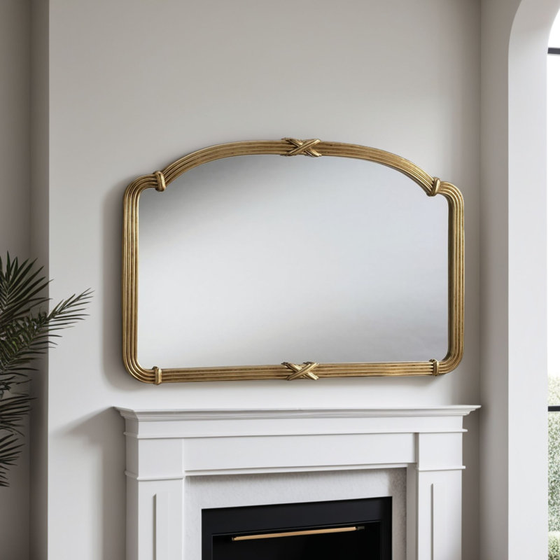 Carved Landscape Kinsler Accent Classic Mirror, Gold