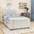 Twin Upholstered Platform Bed with Twin Trundle-1289046880